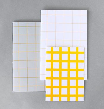 Yellow Grid by Line journals from still room, 2015
