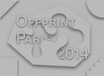 Website for Offprint Paris, an art-publishing fair, 2014
